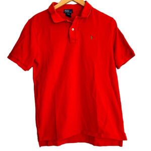 Polo Ralph Lauren Youth XL (18/20) Handsome Orange Short Sleeved Golf Shirt